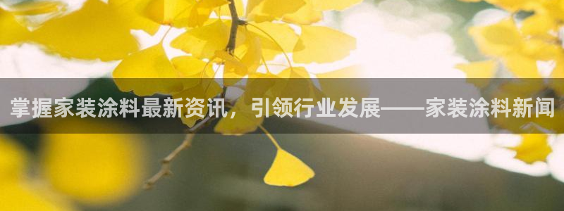 和记登陆：掌握家装涂料最新资讯，引领行业发展——家装涂料新闻