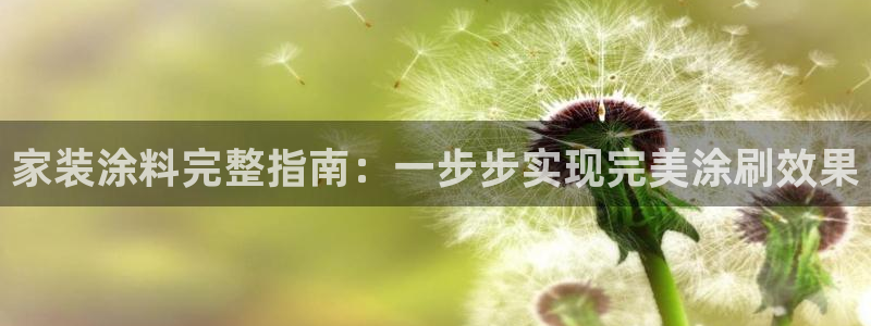 和记ag旗舰厅app：家装涂料完整指南：一步步实现完美涂刷效果
