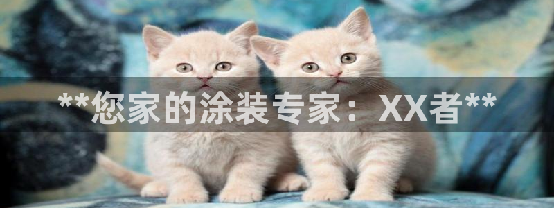 和记广告女主角：**您家的涂装专家：XX者**