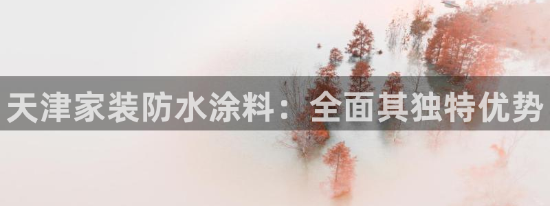 和记ag网址：天津家装防水涂料：全面其独特优势