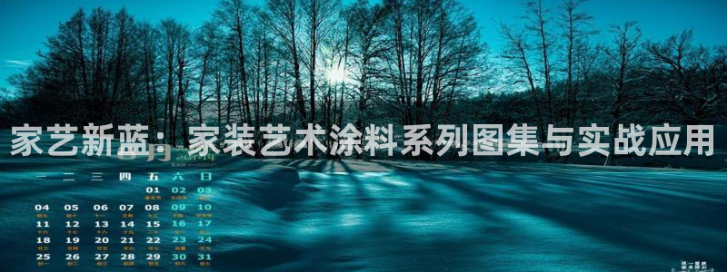 和记(福建)商贸有限公司：家艺新蓝：家装艺术涂料系列图集与实