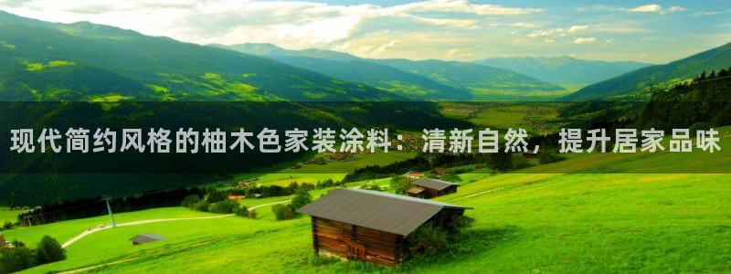 和记 首页：现代简约风格的柚木色家装涂料：清新自然，提升居家品味