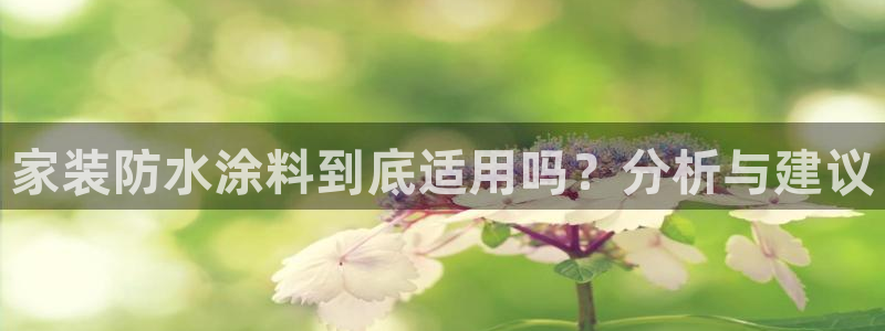 和记平台官网：家装防水涂料到底适用吗？分析与建议