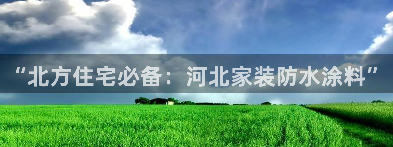 和记国际开户网站：“北方住宅必备：河北家装防水涂料”