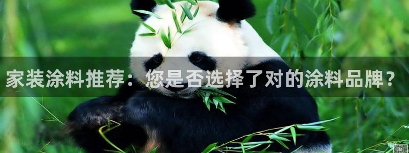 和记平台：家装涂料推荐：您是否选择了对的涂料品牌？