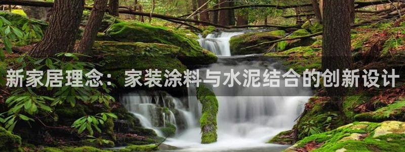 和记官方：新家居理念：家装涂料与水泥结合的创新设计